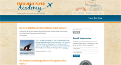 Desktop Screenshot of frequentflyeracademy.com